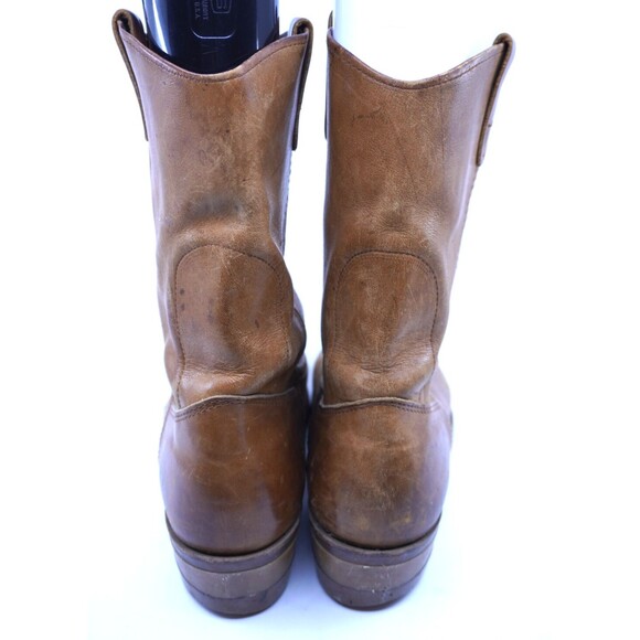 Double H Boots Mens 10.5 D Ranchwell Pecos Pull On Western Nailseat Campus 2555 - Picture 4 of 6